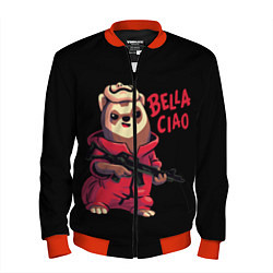 Бомбер мужской Bella Ciao, цвет: 3D-красный