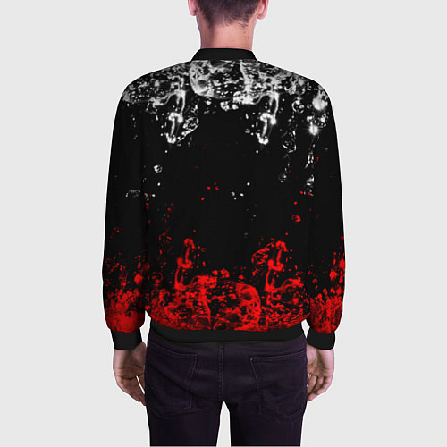 Мужской бомбер VALORANT / 3D-Черный – фото 4