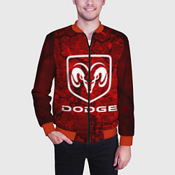 Бомбер мужской DODGE, цвет: 3D-красный — фото 2