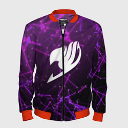 Бомбер мужской Fairy Tail, цвет: 3D-красный