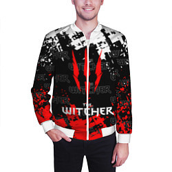 Бомбер мужской The Witcher, цвет: 3D-белый — фото 2