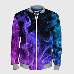 Мужской бомбер ОГОНЬ НЕОН