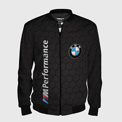 Бомбер мужской BMW, цвет: 3D-черный