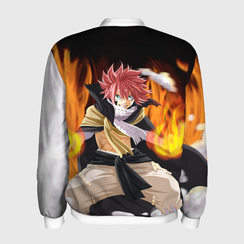 Мужской бомбер FAIRY TAIL ХВОСТ ФЕИ / 3D-Белый – фото 2