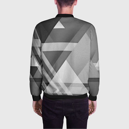 Мужской бомбер NISSAN / 3D-Черный – фото 4