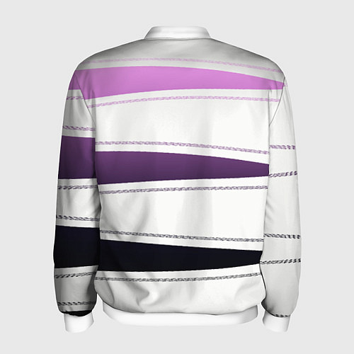 Мужской бомбер У мeня / 3D-Белый – фото 2