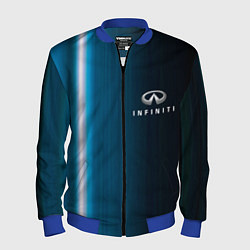 Бомбер мужской INFINITI, цвет: 3D-синий