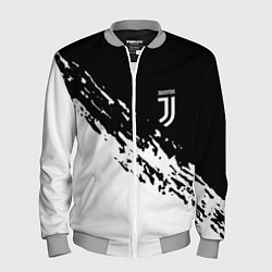 Бомбер мужской JUVENTUS, цвет: 3D-меланж