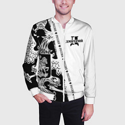 Бомбер мужской Дмитрий, цвет: 3D-белый — фото 2
