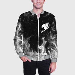 Бомбер мужской FAIRY TAIL ХВОСТ ФЕИ, цвет: 3D-меланж — фото 2