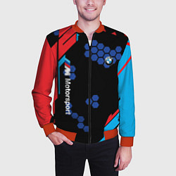 Бомбер мужской CYBER BMW UNIFORM, цвет: 3D-красный — фото 2