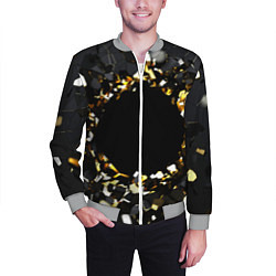 Бомбер мужской Брызги стекла, цвет: 3D-меланж — фото 2