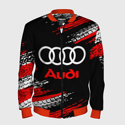 Бомбер мужской AUDI, цвет: 3D-красный