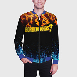 Бомбер мужской Borderlands 3, цвет: 3D-синий — фото 2