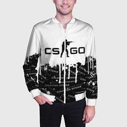 Бомбер мужской COUNTER STRIKE, цвет: 3D-белый — фото 2