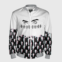 Мужской бомбер BILLIE EILISH GLITCH