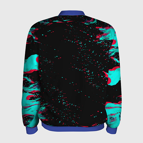 Мужской бомбер BMW / 3D-Синий – фото 2