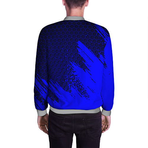 Мужской бомбер NISSAN / 3D-Меланж – фото 4