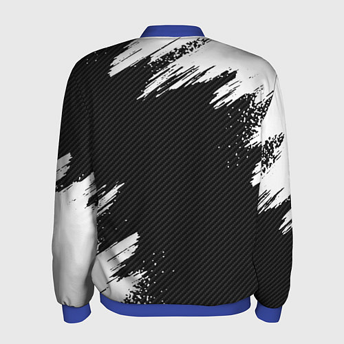 Мужской бомбер NISSAN / 3D-Синий – фото 2