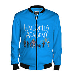 Бомбер мужской The umbrella academy, цвет: 3D-черный