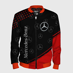 Бомбер мужской MERCEDES МЕРСЕДЕС, цвет: 3D-красный