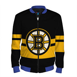 Бомбер мужской BOSTON BRUINS NHL, цвет: 3D-синий
