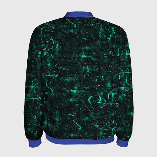 Мужской бомбер Тотемная сова / 3D-Синий – фото 2
