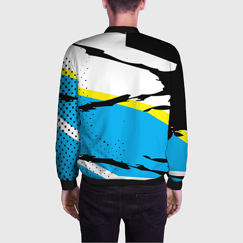 Мужской бомбер Forza Horizon / 3D-Черный – фото 4