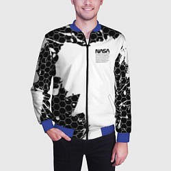 Бомбер мужской NASA, цвет: 3D-синий — фото 2