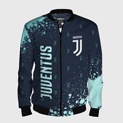 Бомбер мужской JUVENTUS ЮВЕНТУС, цвет: 3D-черный