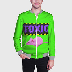Бомбер мужской Toxic, цвет: 3D-меланж — фото 2