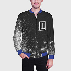 Бомбер мужской LINDEMANN ЛИНДЕМАНН, цвет: 3D-синий — фото 2
