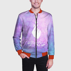 Бомбер мужской Stray Kids, цвет: 3D-красный — фото 2