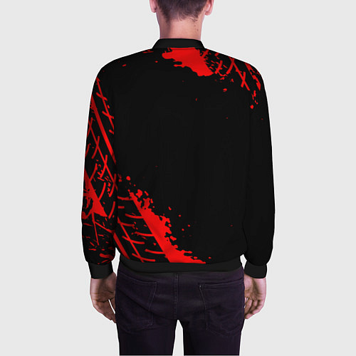 Мужской бомбер LEXUS ЛЕКСУС / 3D-Черный – фото 4