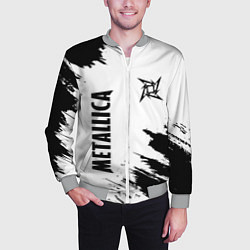 Бомбер мужской METALLICA МЕТАЛЛИКА, цвет: 3D-меланж — фото 2