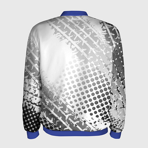 Мужской бомбер Mercedes-Benz / 3D-Синий – фото 2