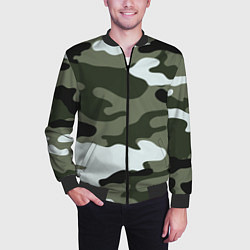 Бомбер мужской Camouflage 2, цвет: 3D-черный — фото 2