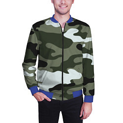 Бомбер мужской Camouflage 2, цвет: 3D-синий — фото 2