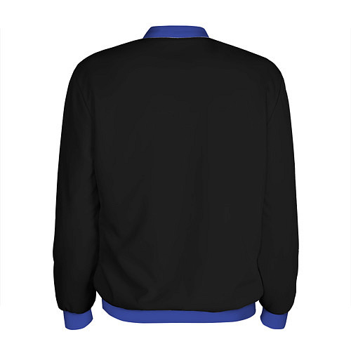 Мужской бомбер Сиреноголовый / 3D-Синий – фото 2