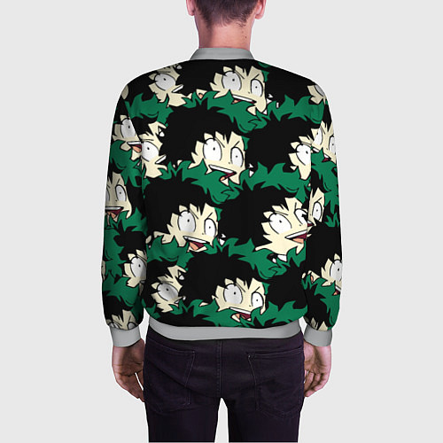 Мужской бомбер МИДОРИА / 3D-Меланж – фото 4