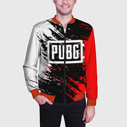 Бомбер мужской PUBG, цвет: 3D-красный — фото 2