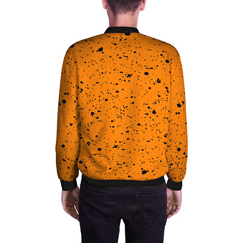 Мужской бомбер КОРОЛЬ И ШУТ / 3D-Черный – фото 4