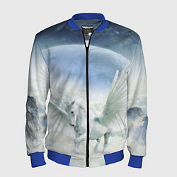 Бомбер мужской Пегас, цвет: 3D-синий