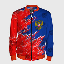 Бомбер мужской Патриот России, цвет: 3D-красный