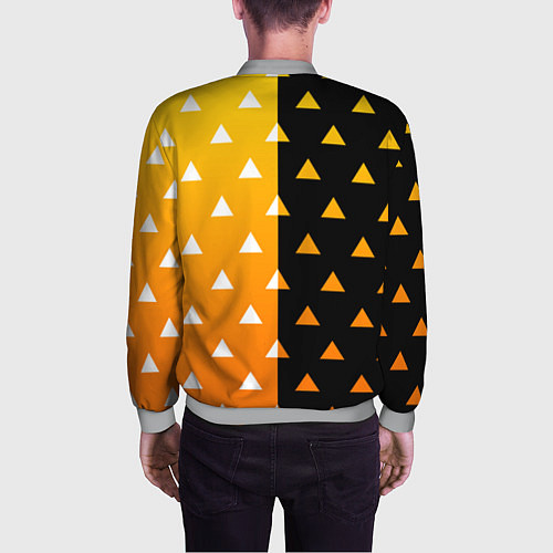 Мужской бомбер ZENITSU ЗЕНИТСУ КИМОНО / 3D-Меланж – фото 4