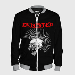 Бомбер мужской The Exploited, цвет: 3D-меланж