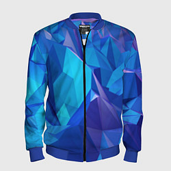 Бомбер мужской NEON CRYSTALLS, цвет: 3D-синий