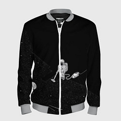 Мужской бомбер Космический клининг