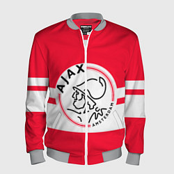 Бомбер мужской AJAX AMSTERDAM, цвет: 3D-меланж