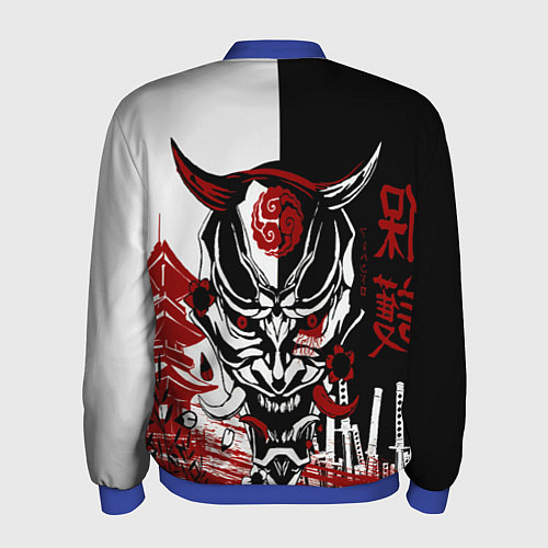 Мужской бомбер Самурай Samurai / 3D-Синий – фото 2